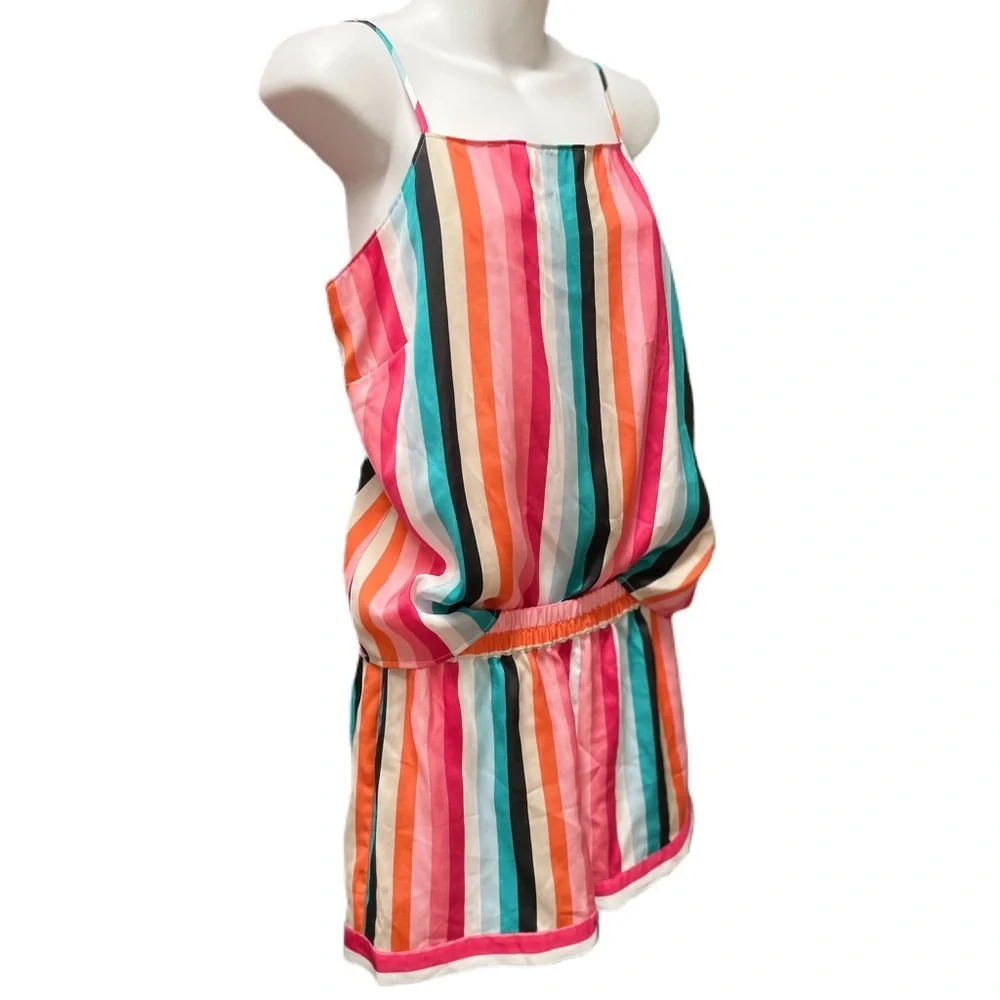 INC Multi-stripe Pajama Camisole PJ Top NWT!